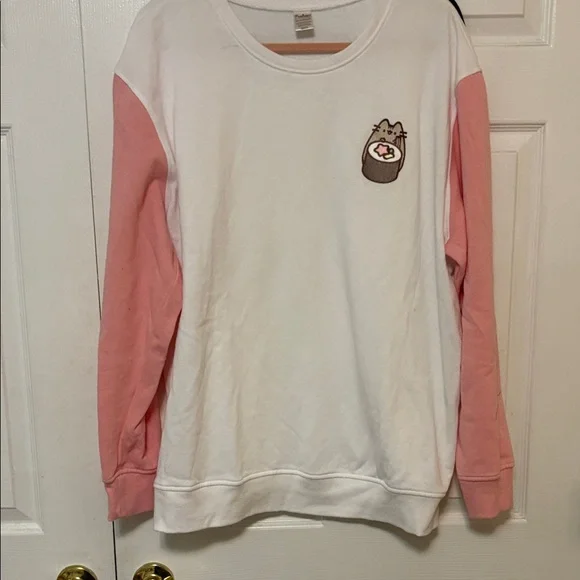 Pusheen White and Pink Sweater - Picture 1 of 4